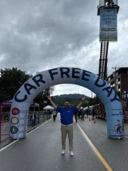 Callan Morrison at Port Moody Car Free Day.