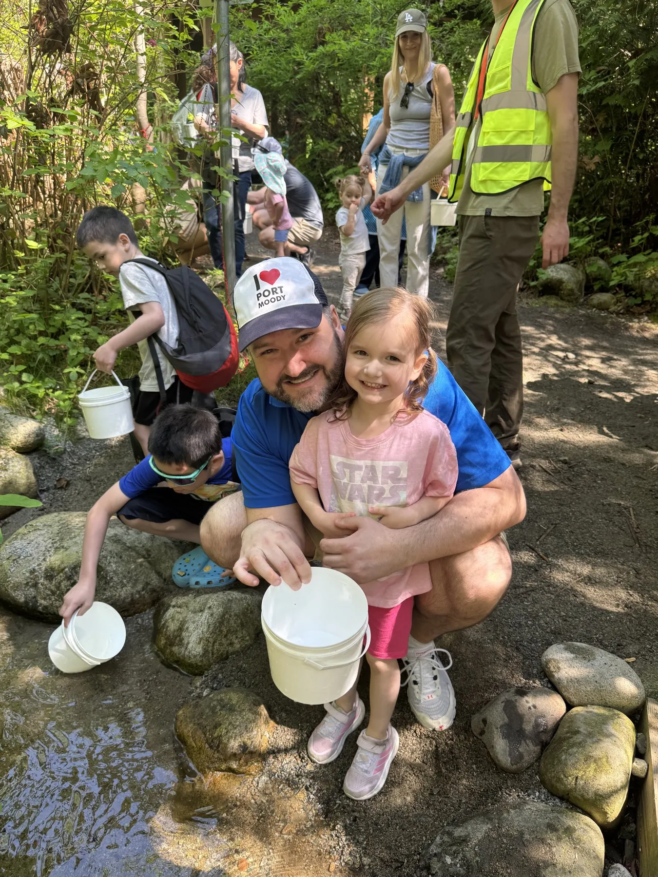 Children at a Port Moody nature program event.