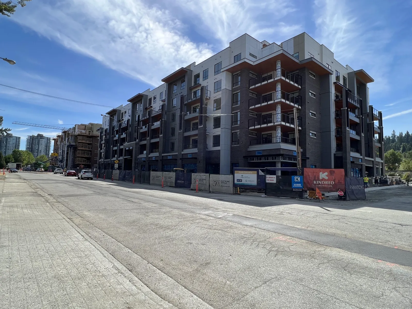 A new residential development in Port Moody.